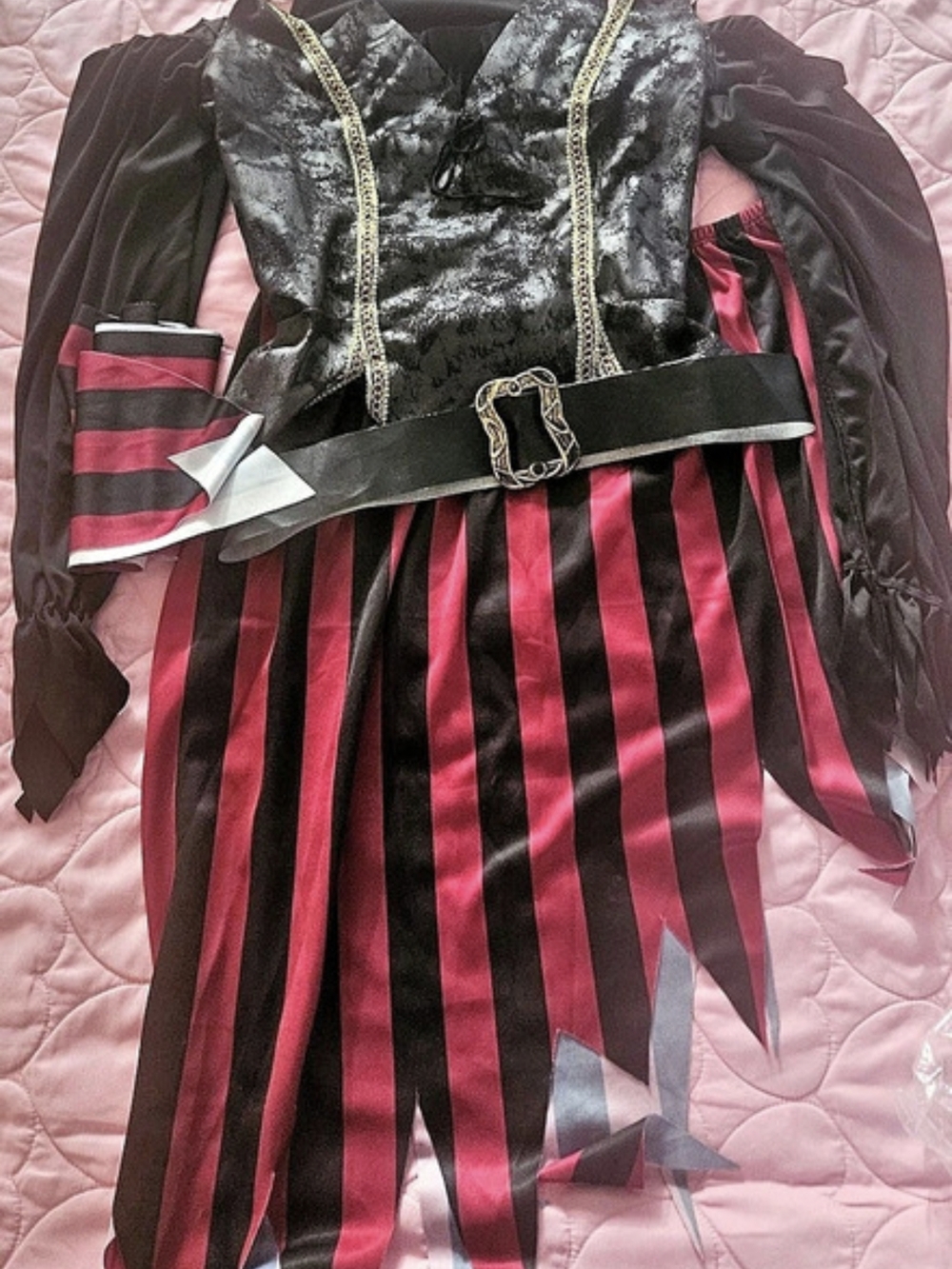 California Costumes Queen of the High Seas Pirate Costume Black & Red Size Small